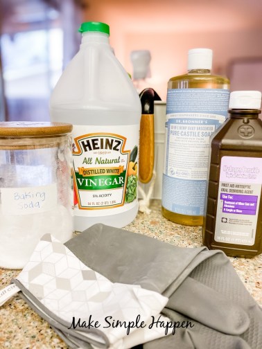 Household Basics for Cleaning_MakeSimpleHappen